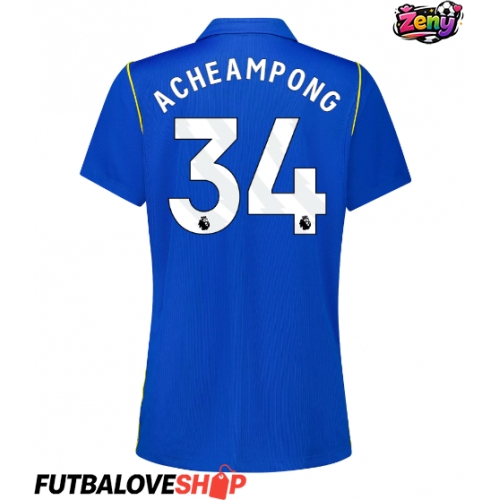 Dres Chelsea Josh Acheampong #34 Domáci pre Ženy 2026-27 Krátky Rukáv